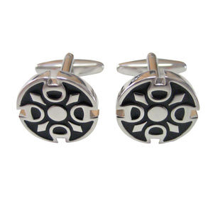 Round Celtic Design Cufflinks